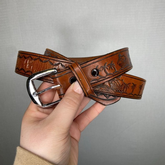 Alidad Estlo Ienfuegos | Leather Belt Brown 42‎ Mexico - Picture 2 of 7